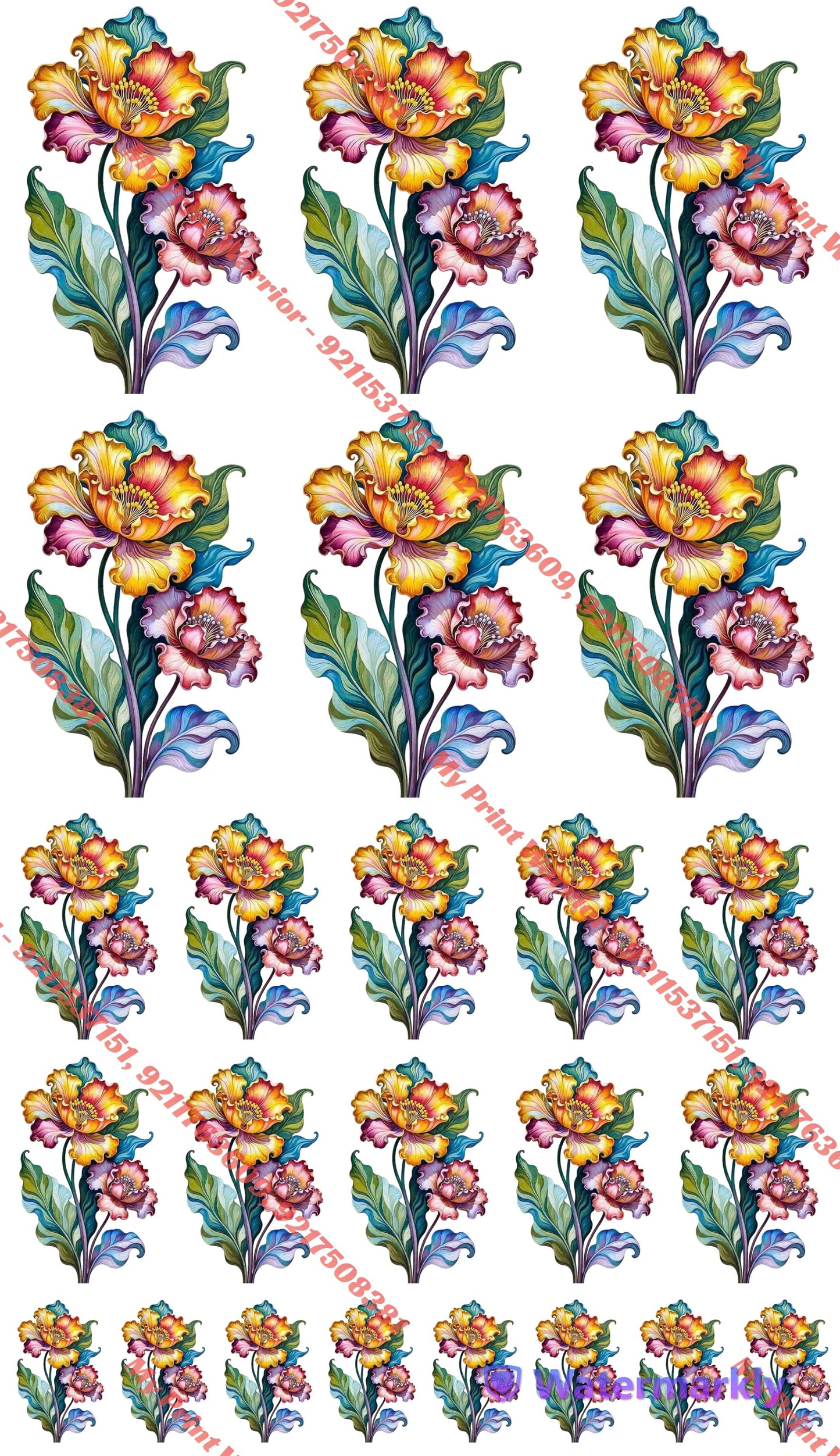 ✨ Premium Embroidery DTF Sheet | 1 Meter| 22.5 x 39 Inches
