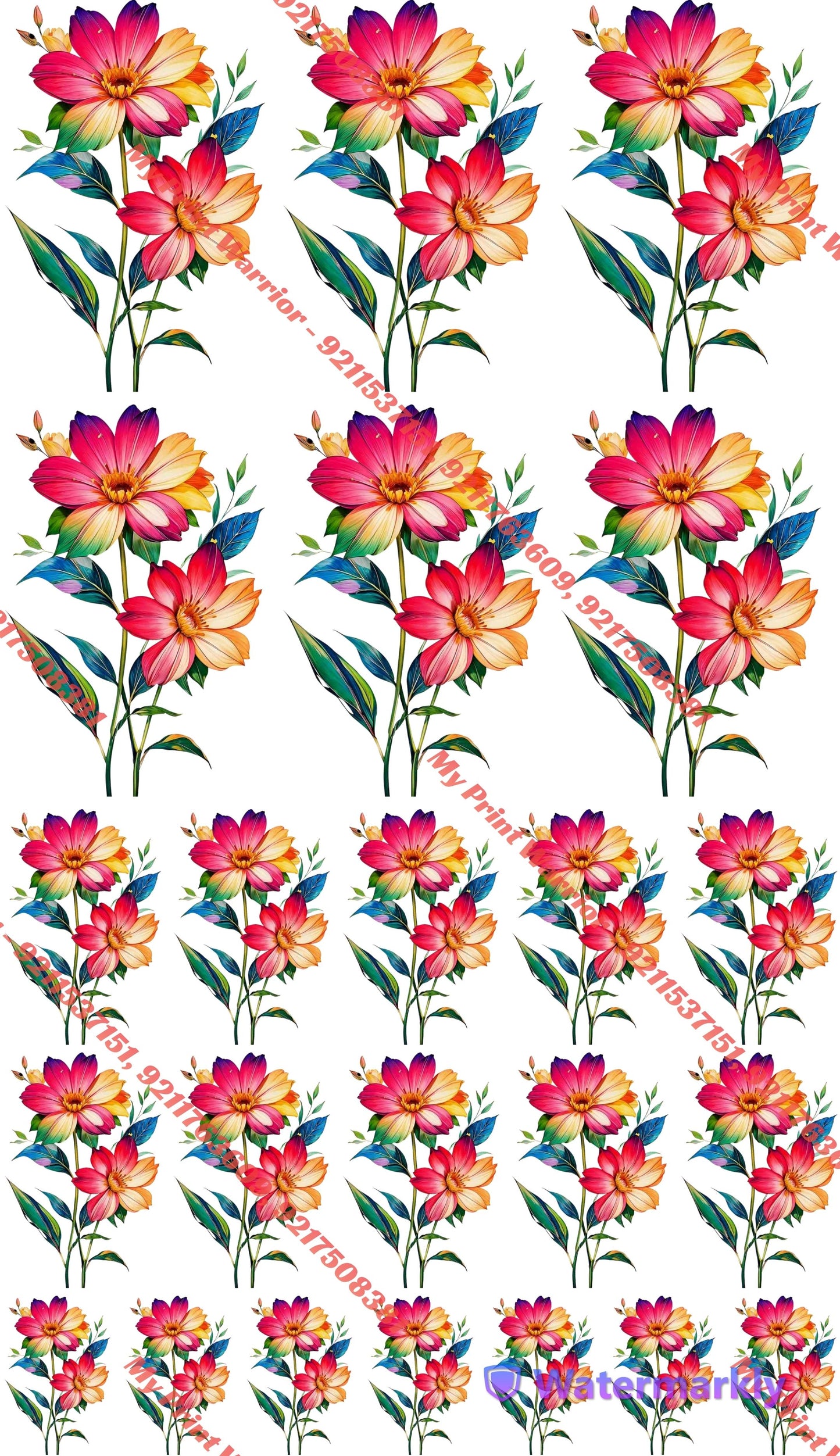 ✨ Premium Embroidery DTF Sheet | 1 Meter| 22.5 x 39 Inches