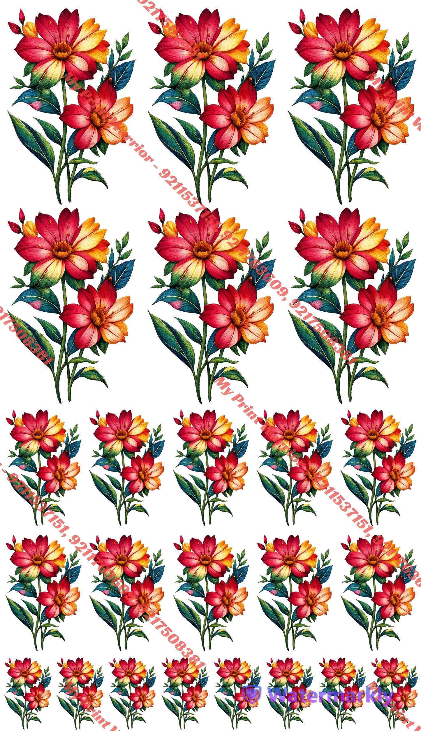 ✨ Premium Embroidery DTF Sheet | 1 Meter| 22.5 x 39 Inches