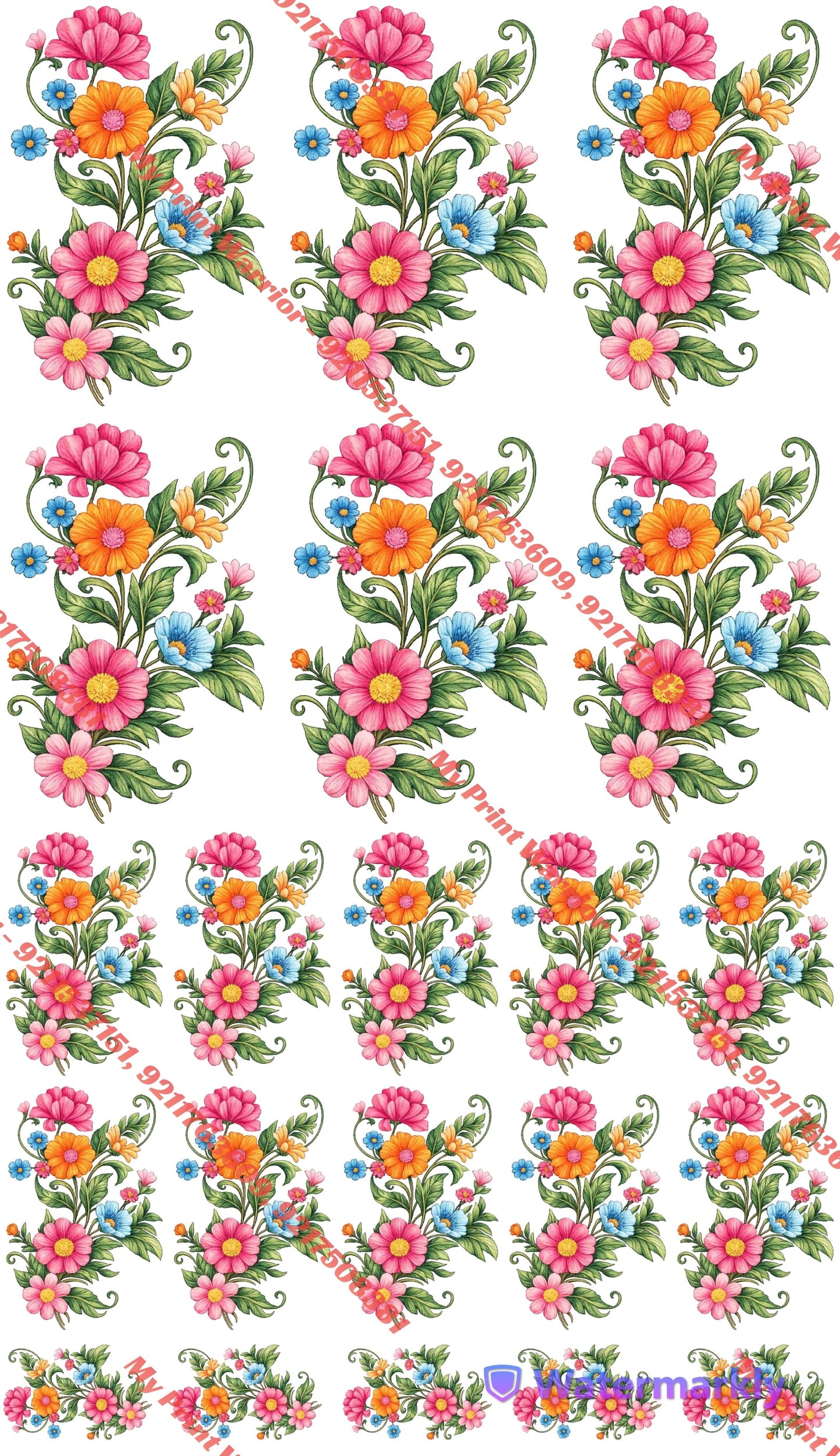 ✨ Premium Embroidery DTF Sheet | 1 Meter| 22.5 x 39 Inches