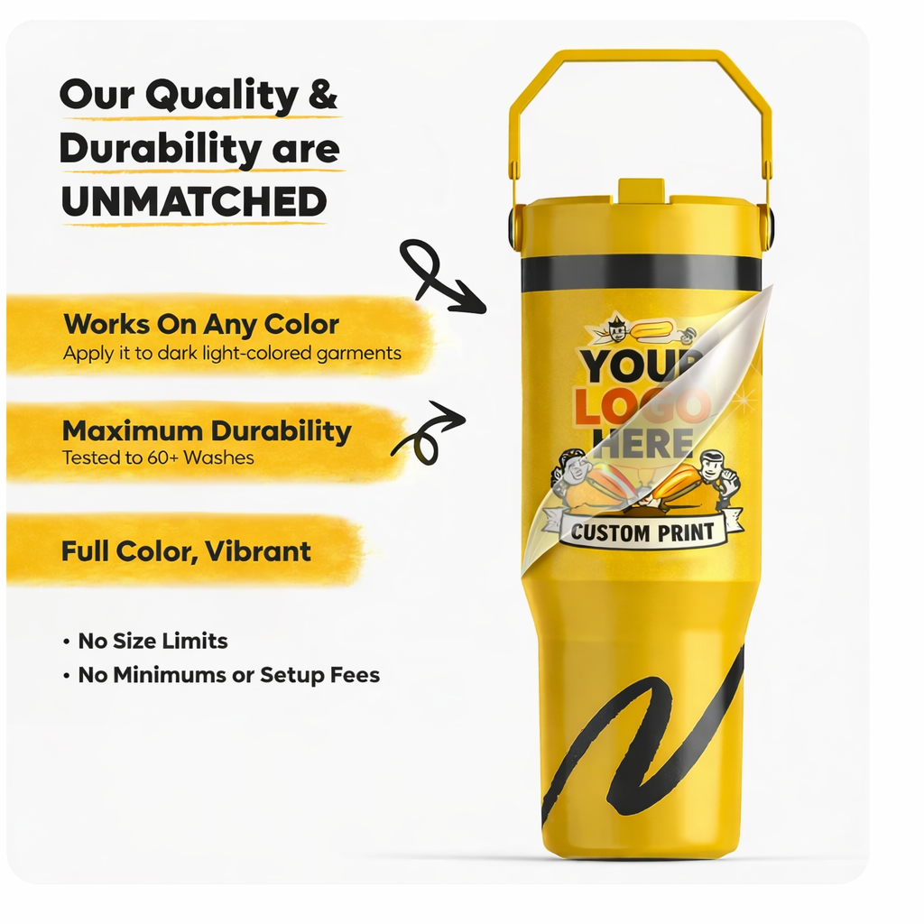 Custom UV Stickers by Size – Premium Permanent UV Decals That Stick for Years