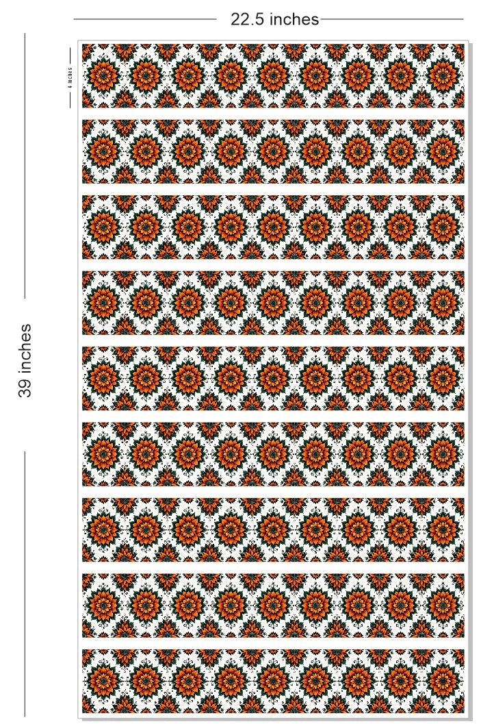 ✨ Premium Embroidery  DTF Sheet | 1 Meter| 22.5 x 39 Inches