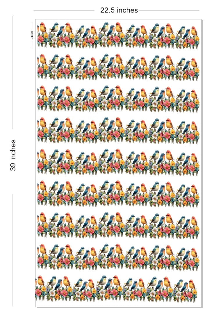 ✨ Premium Embroidery  DTF Sheet | 1 Meter| 22.5 x 39 Inches