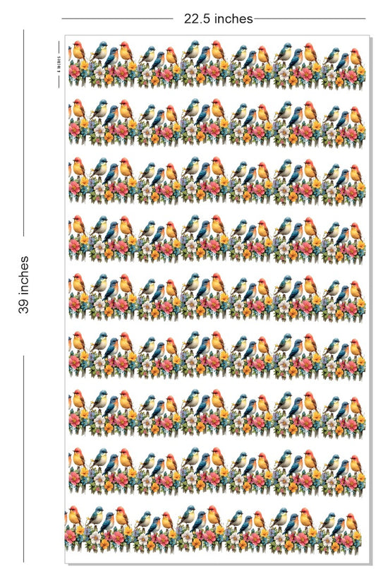 ✨ Premium Embroidery  DTF Sheet | 1 Meter| 22.5 x 39 Inches