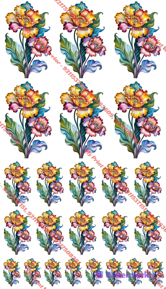 ✨ Premium Embroidery  DTF Sheet | 1 Meter| 22.5 x 39 Inches