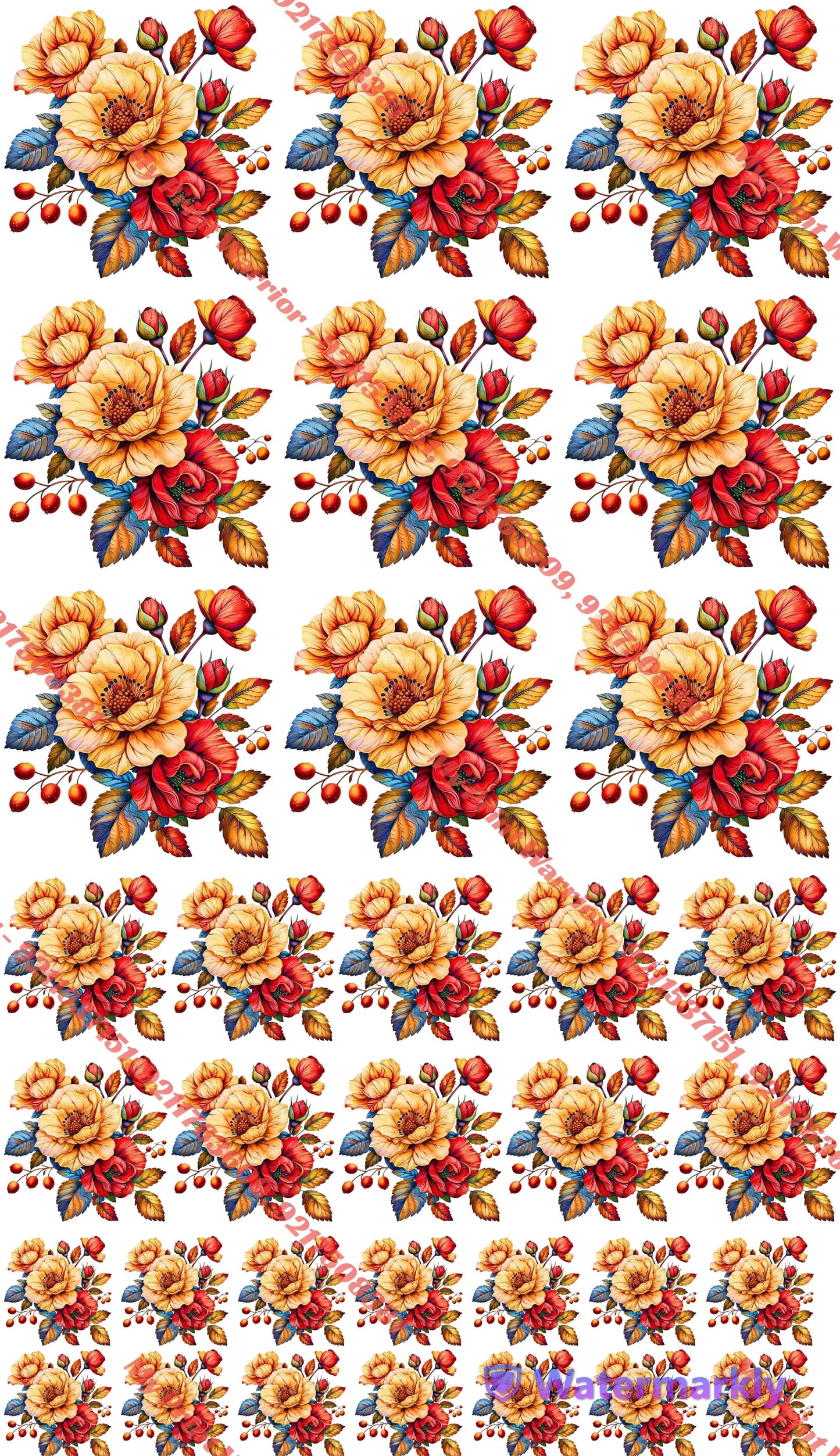 ✨ Premium Embroidery  DTF Sheet | 1 Meter| 22.5 x 39 Inches