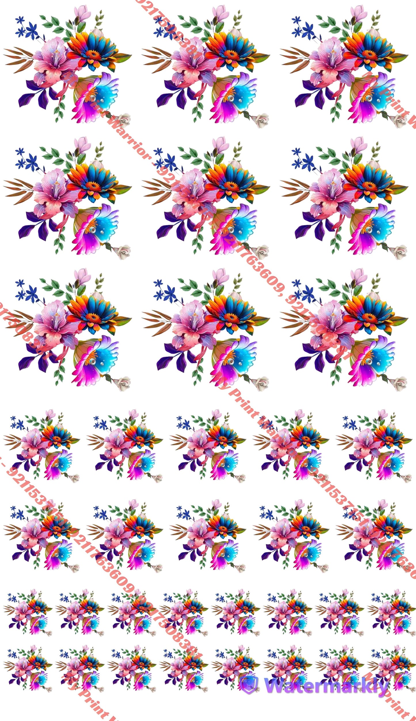 ✨ Premium Embroidery  DTF Sheet | 1 Meter| 22.5 x 39 Inches