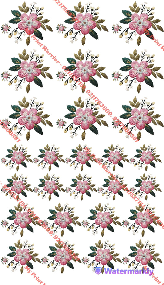 ✨ Premium Embroidery  DTF Sheet | 1 Meter| 22.5 x 39 Inches