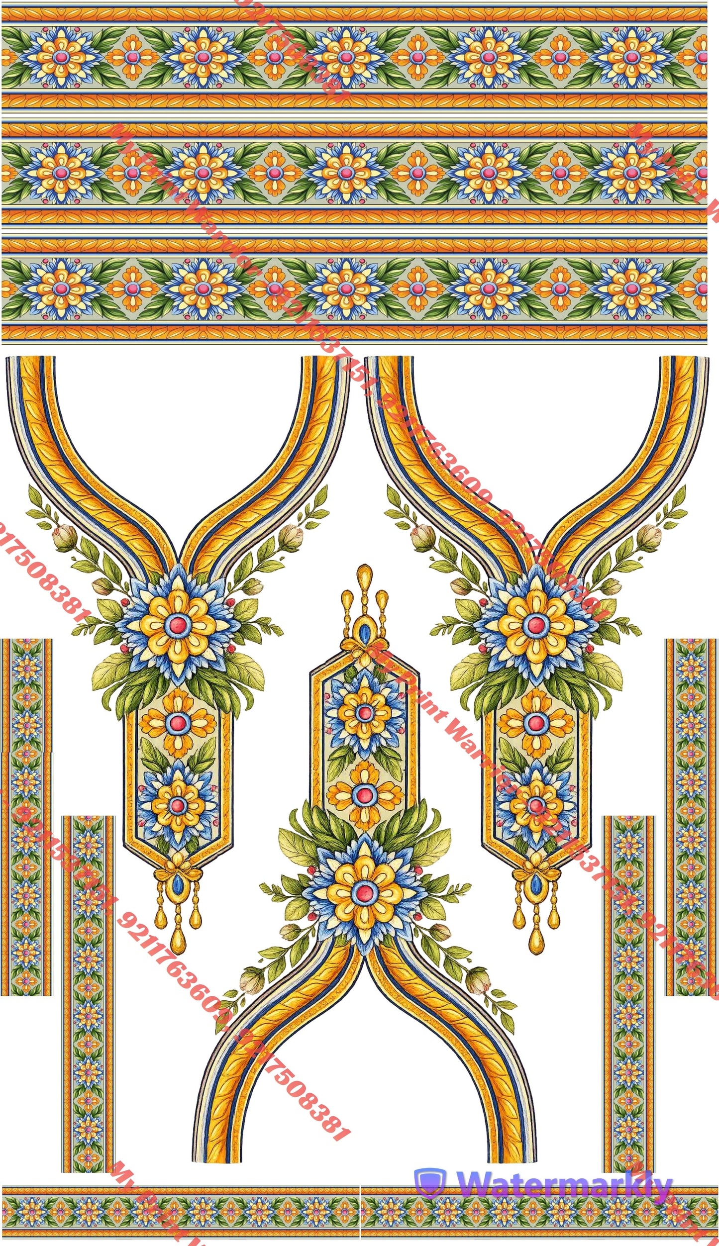 ✨ Premium Embroidery  DTF Sheet | 1 Meter| 22.5 x 39 Inches