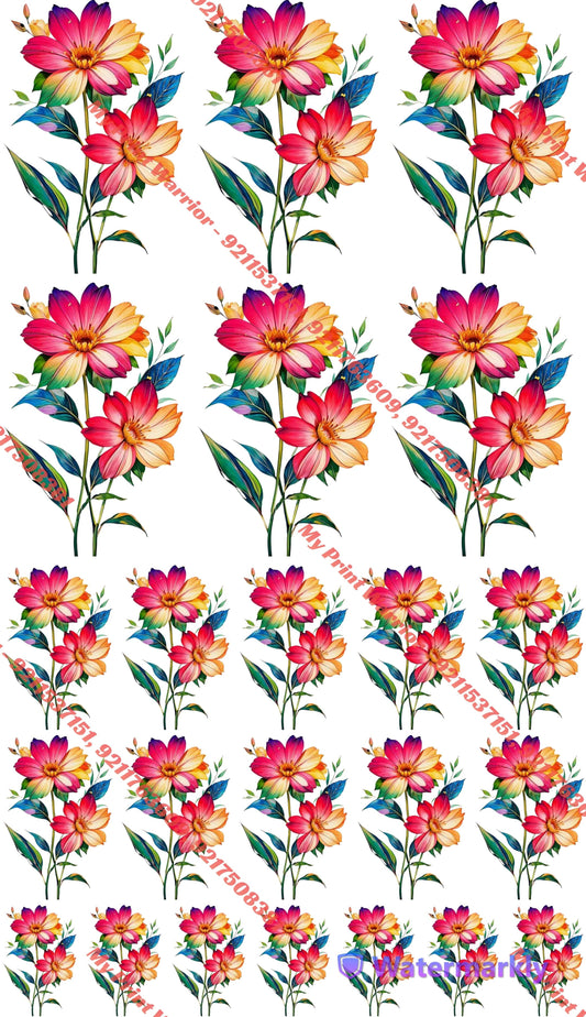✨ Premium Embroidery  DTF Sheet | 1 Meter| 22.5 x 39 Inches