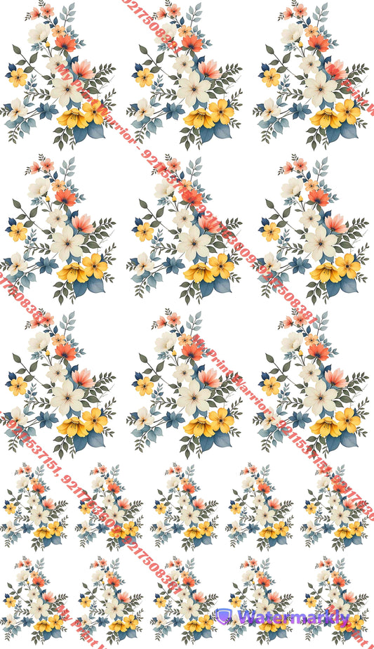 ✨ Premium Embroidery  DTF Sheet | 1 Meter| 22.5 x 39 Inches