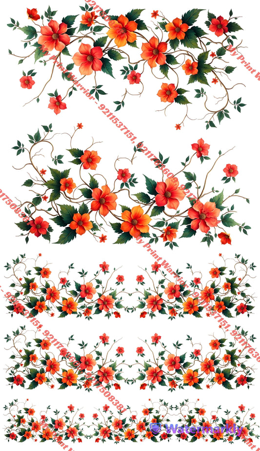 ✨ Premium Embroidery  DTF Sheet | 1 Meter| 22.5 x 39 Inches