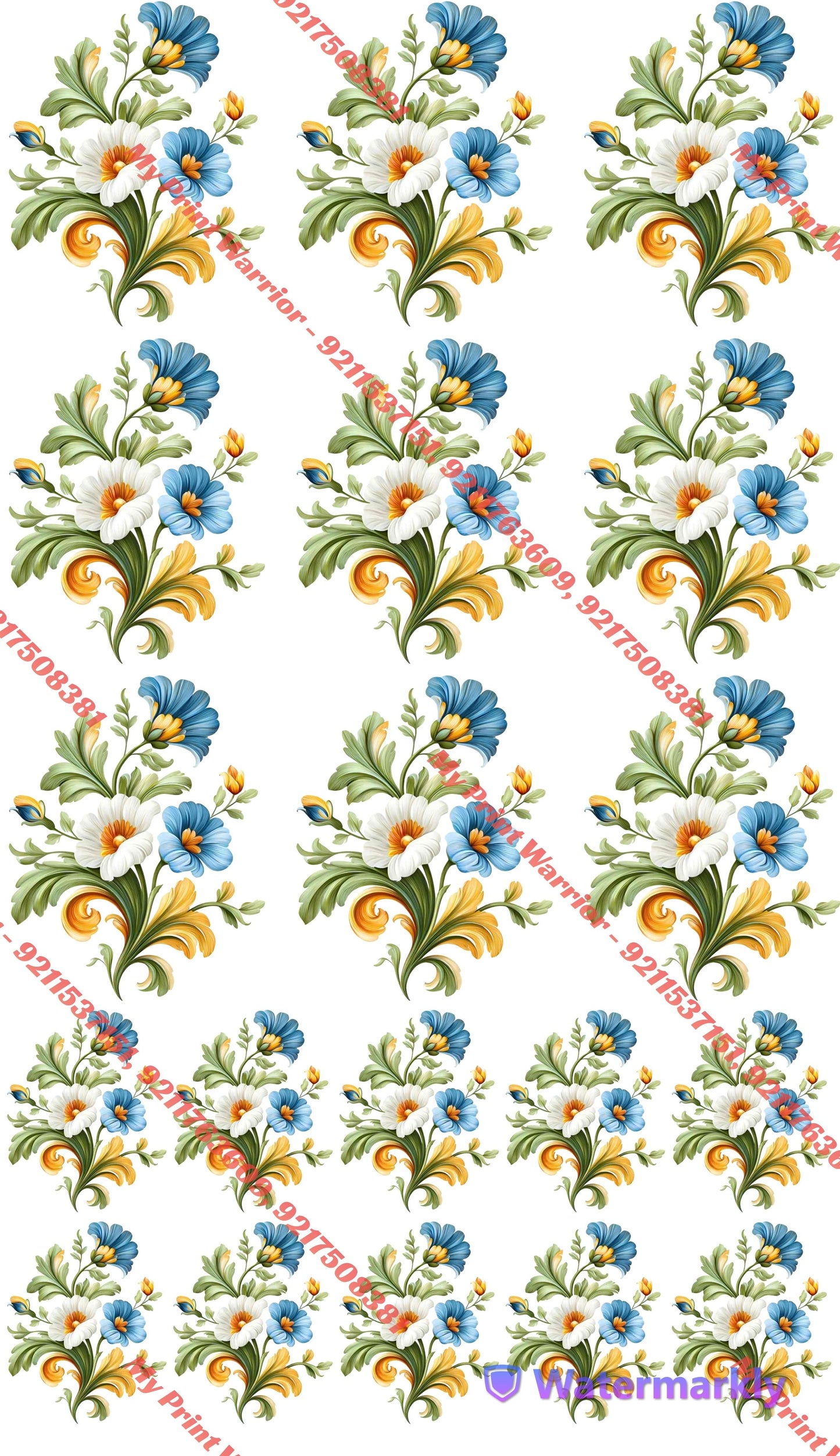✨ Premium Embroidery  DTF Sheet | 1 Meter| 22.5 x 39 Inches
