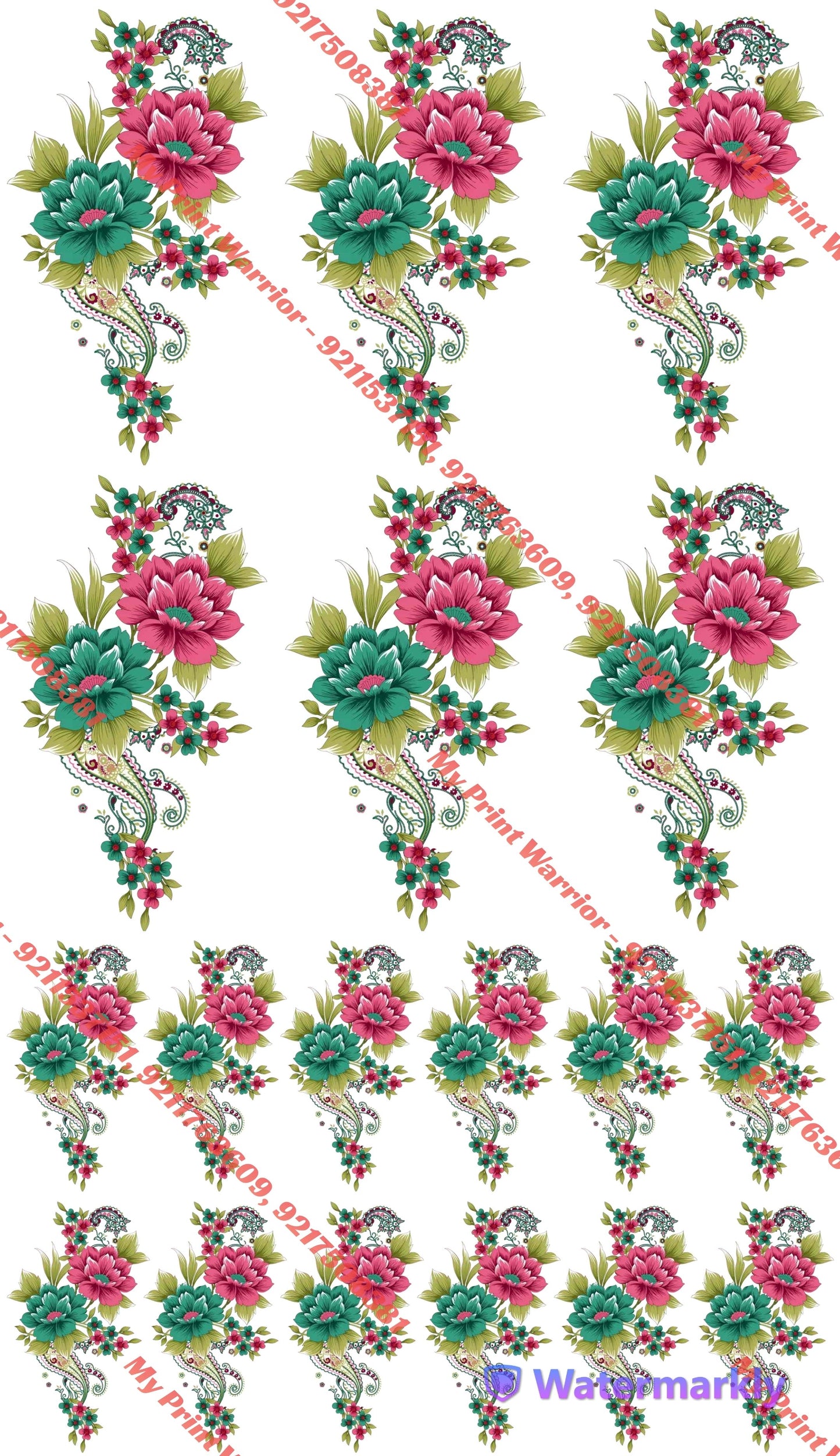 ✨ Premium Embroidery  DTF Sheet | 1 Meter| 22.5 x 39 Inches