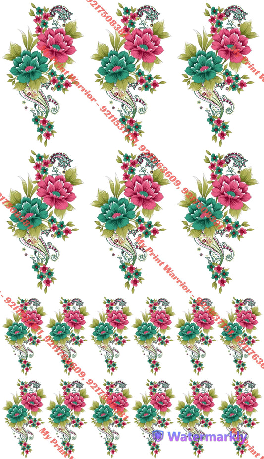 ✨ Premium Embroidery  DTF Sheet | 1 Meter| 22.5 x 39 Inches