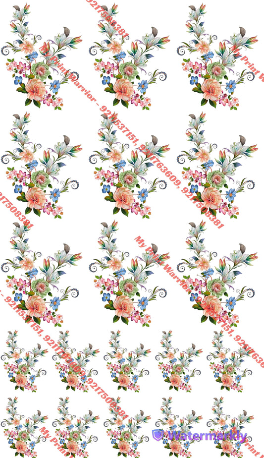 ✨ Premium Embroidery  DTF Sheet | 1 Meter| 22.5 x 39 Inches