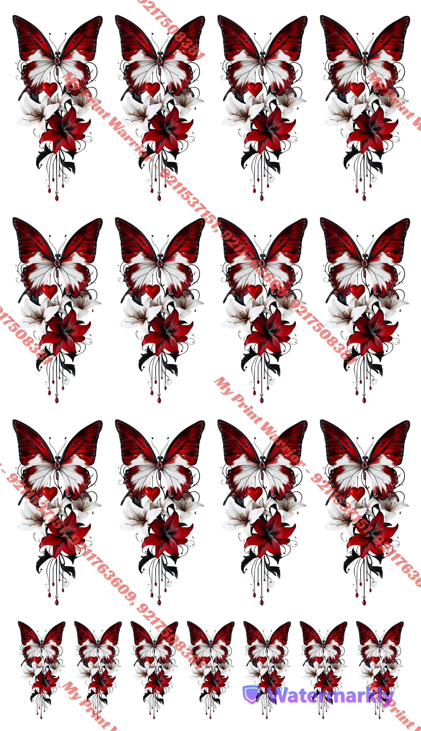 ✨ Premium Embroidery  DTF Sheet | 1 Meter| 22.5 x 39 Inches
