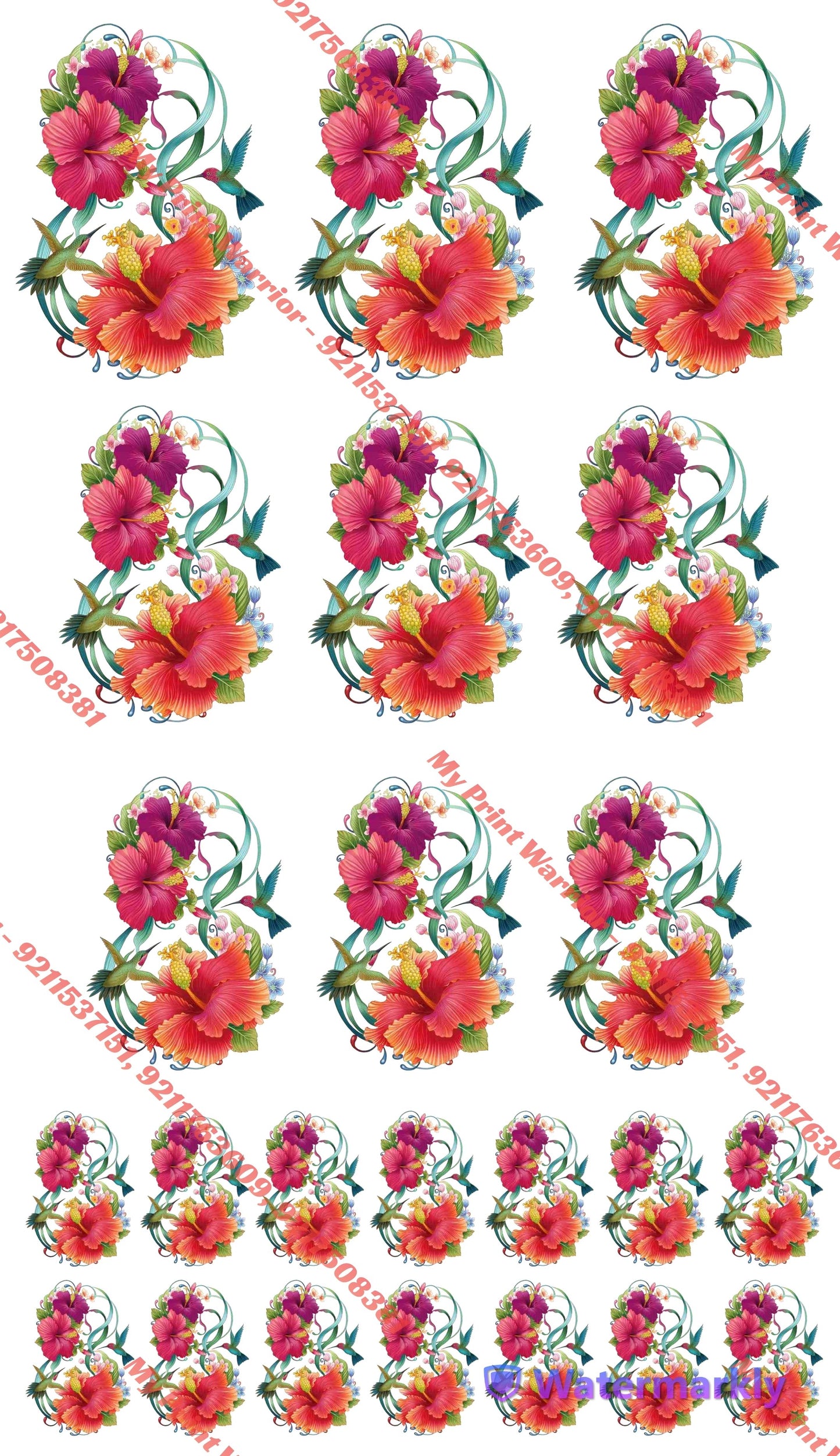 ✨ Premium Embroidery  DTF Sheet | 1 Meter| 22.5 x 39 Inches